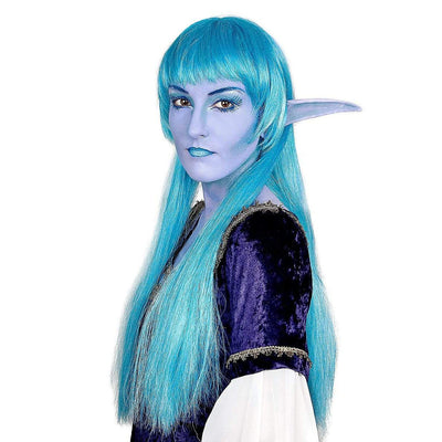 Perruque elfe de la lune bleu Maskworld chez Deinparadies.ch