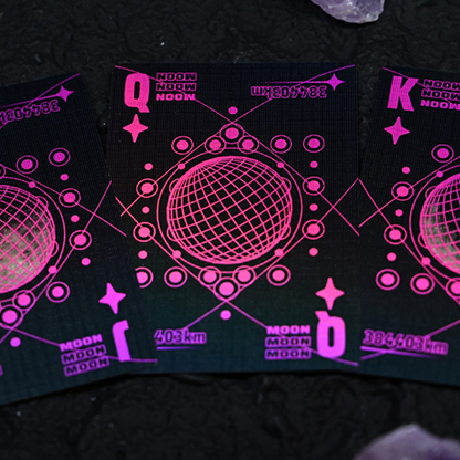Moon (Black Holo) Playing Cards-Secret Factory-Deinparadies.ch