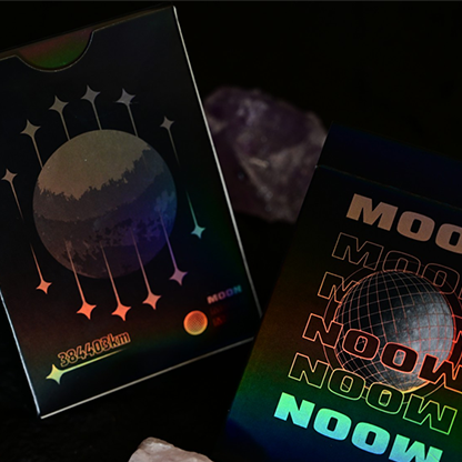 Moon (Black Holo) Playing Cards-Secret Factory-Deinparadies.ch