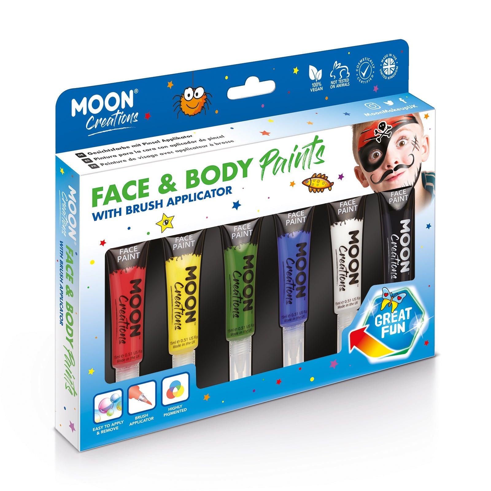Moon Creations Bodypaint Basis Set Moon Creations bei Deinparadies.ch