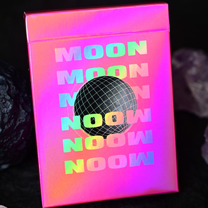 Moon (Pink Holo) Playing Cards-Secret Factory-Deinparadies.ch