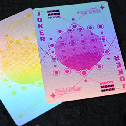 Moon (White Holo) Playing Cards-Secret Factory-Deinparadies.ch