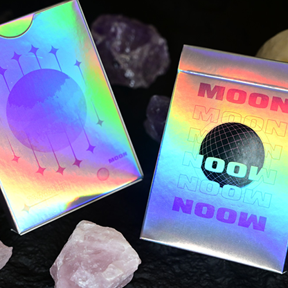 Moon (White Holo) Playing Cards-Secret Factory-Deinparadies.ch