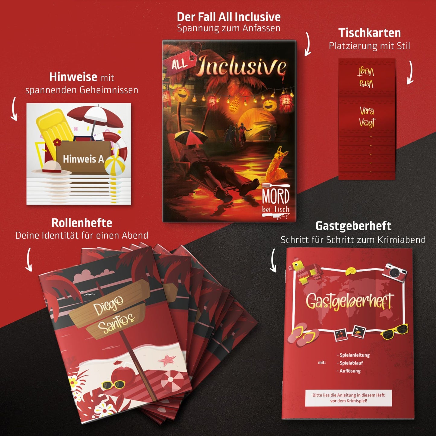 Mord bei Tisch: Krimidinner | All-Inclusive-Mord bei Tisch-Deinparadies.ch