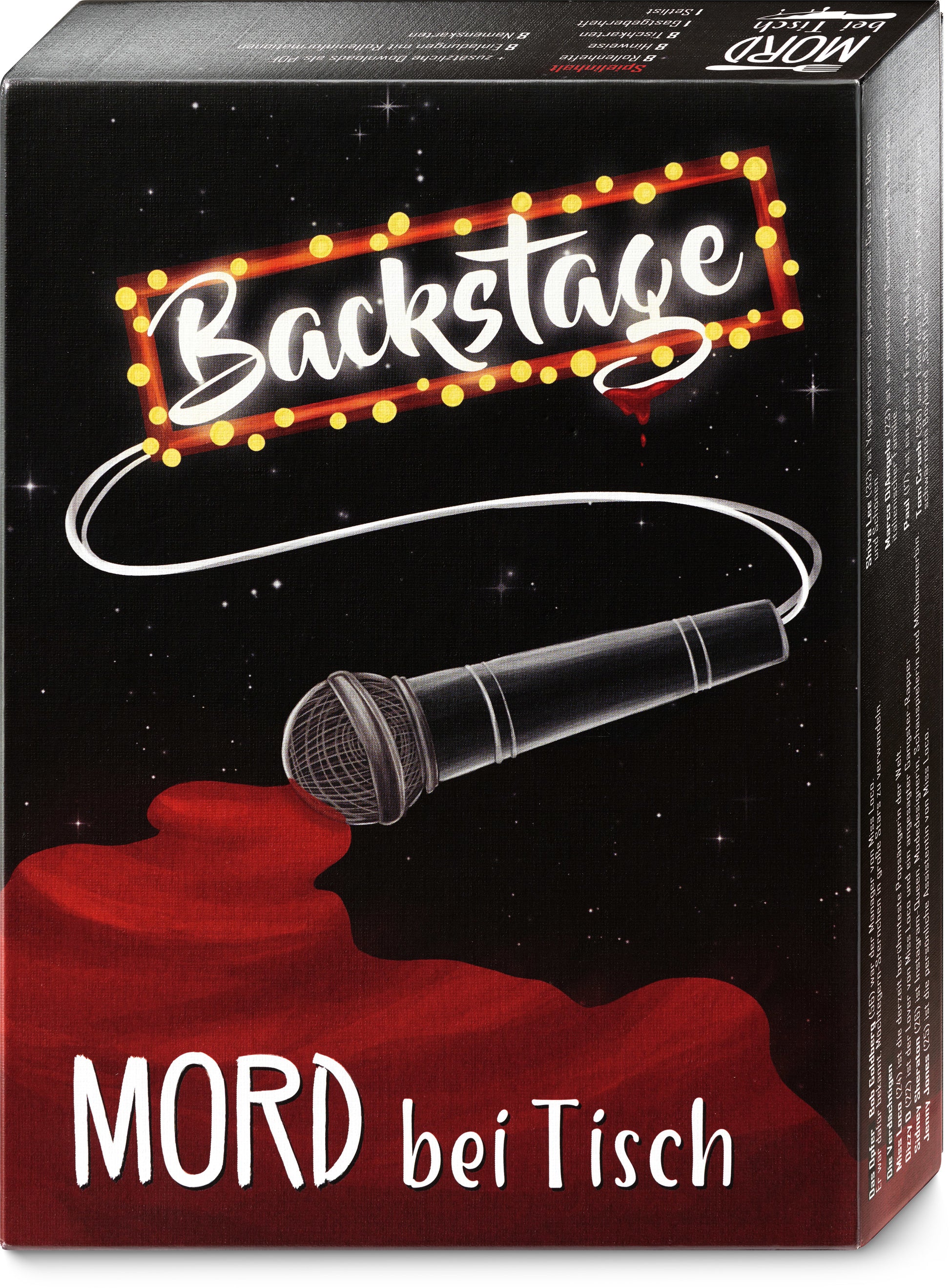 Mord bei Tisch: Krimidinner | Backstage-Mord bei Tisch-Deinparadies.ch