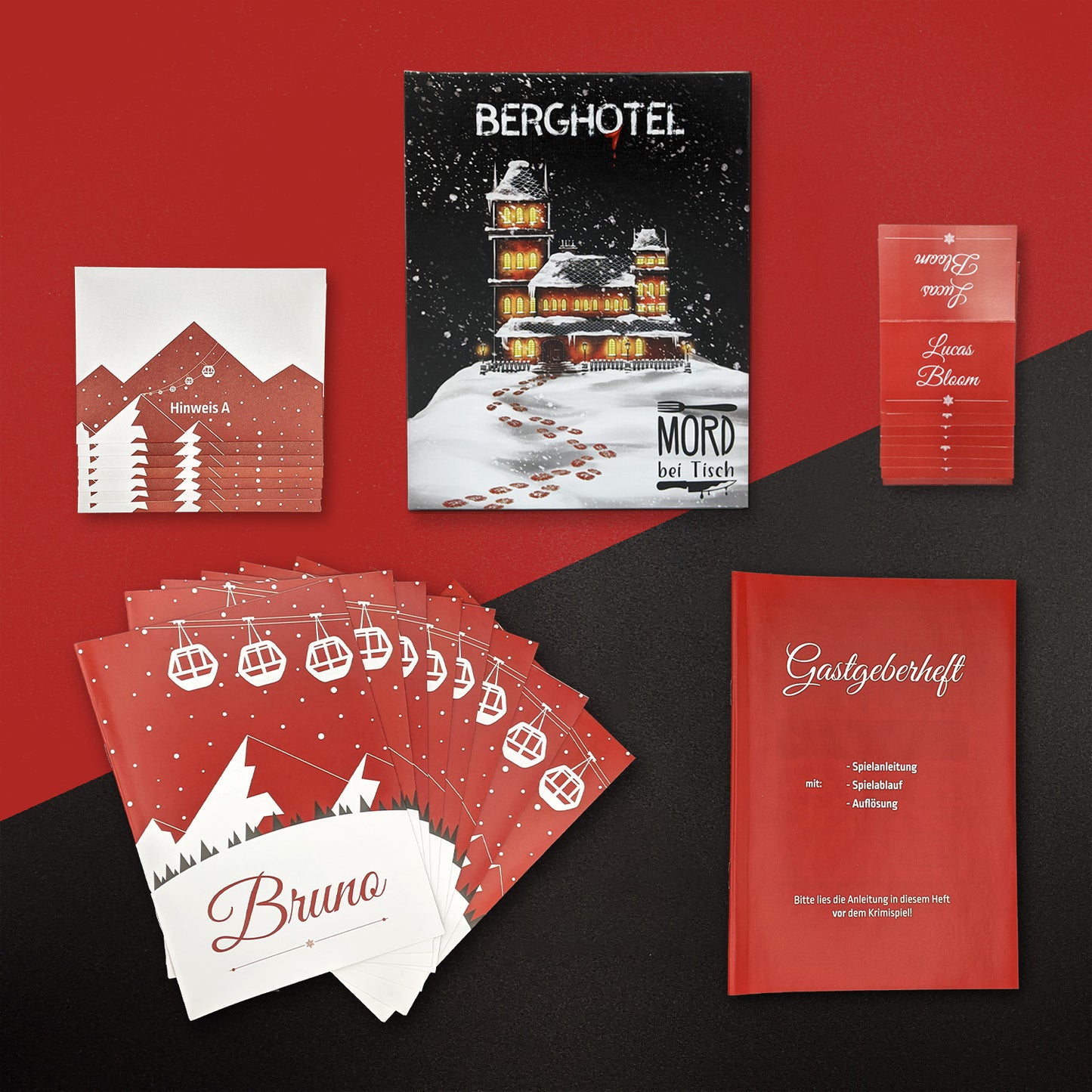 Mord bei Tisch: Krimidinner | Berghotel-Mord bei Tisch-Deinparadies.ch