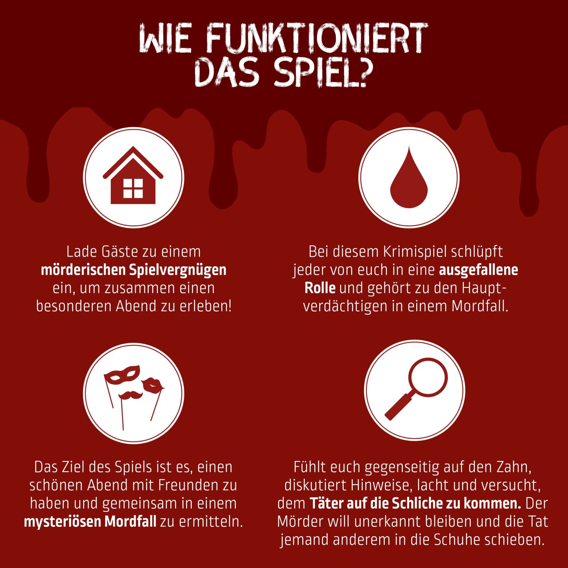 Mord bei Tisch: Krimidinner | Dschungelstars-Mord bei Tisch-Deinparadies.ch