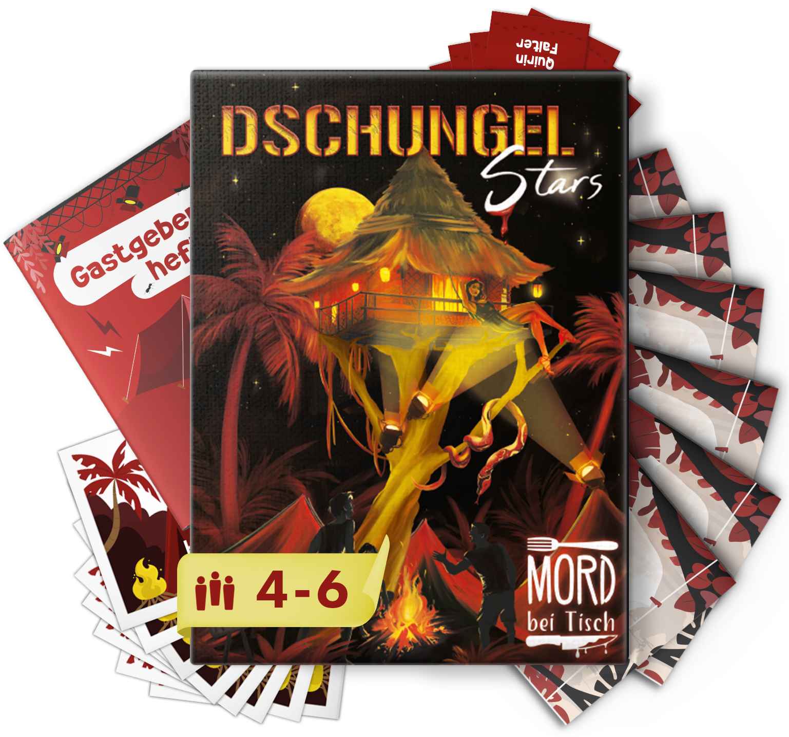 Mord bei Tisch: Krimidinner | Dschungelstars-Mord bei Tisch-Deinparadies.ch