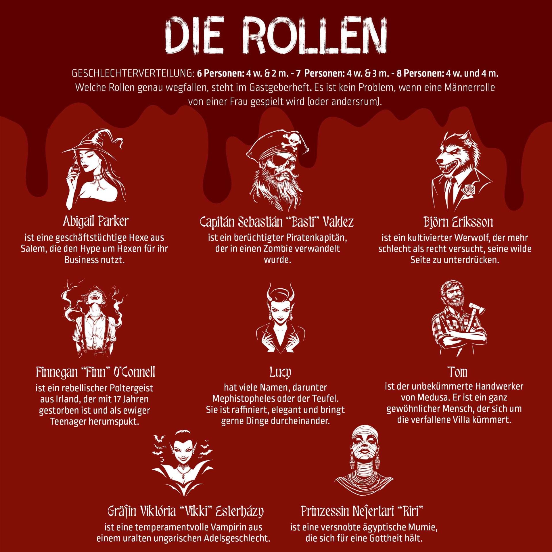 Mord bei Tisch: Krimidinner | Geistervilla-Mord bei Tisch-Deinparadies.ch