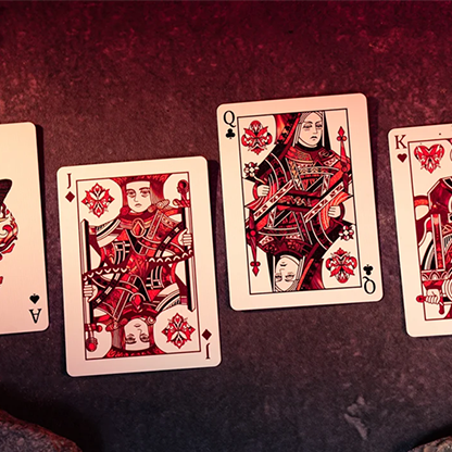 Morpho V2 (Carmine) Playing Cards | TCC Fashion-TCC PLAYING CARDS CO. LIMITED-Deinparadies.ch