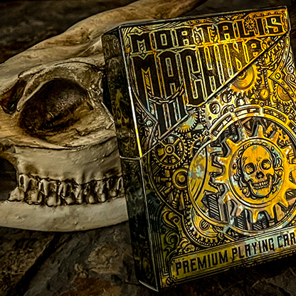 Mortalis Machina Cobalt Edition Playing Cards-The Paper Gear Company-Deinparadies.ch