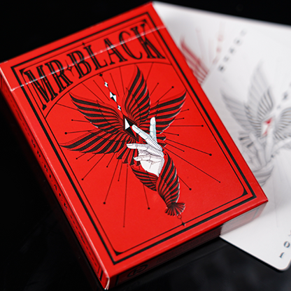 Mr. Black V1 (Red) Playing Cards-TCC PLAYING CARDS CO. LIMITED-Deinparadies.ch