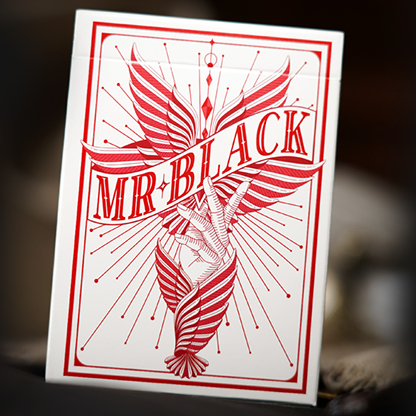 Mr. Black V2 (Red) Playing Cards-TCC PLAYING CARDS CO. LIMITED-Deinparadies.ch