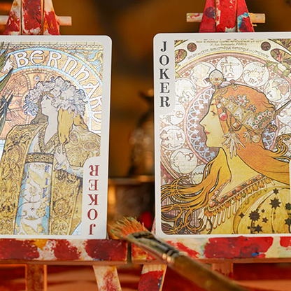 Mucha Special Edition Playing Cards | 52 MUSÉE-TCC PLAYING CARDS CO. LIMITED-Deinparadies.ch