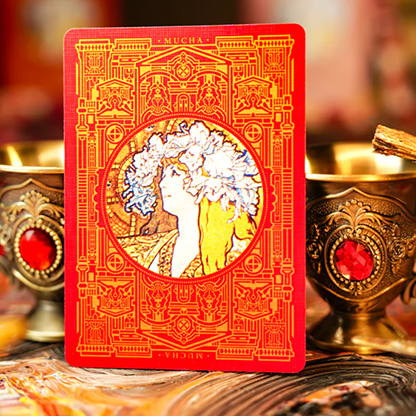 Mucha Standard Playing Cards | 52 MUSÉE-TCC PLAYING CARDS CO. LIMITED-Deinparadies.ch