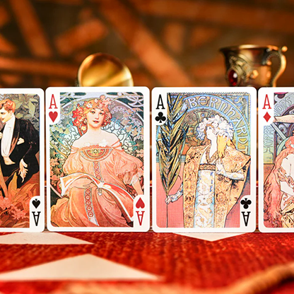 Mucha Standard Playing Cards | 52 MUSÉE-TCC PLAYING CARDS CO. LIMITED-Deinparadies.ch