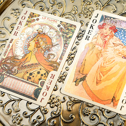 Mucha Standard Playing Cards | 52 MUSÉE-TCC PLAYING CARDS CO. LIMITED-Deinparadies.ch