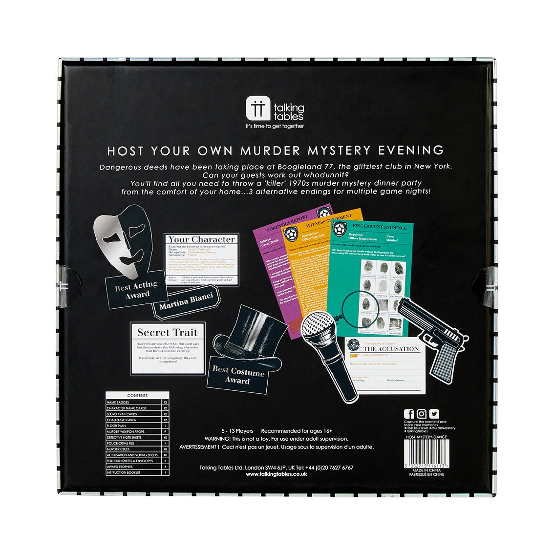 Murder Mystery On the Dance Floor-Talking Tables-Deinparadies.ch