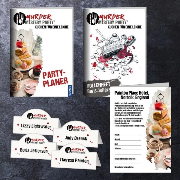 Murder Mystery Party® | Kuchen für eine Leiche-Kosmos-Deinparadies.ch