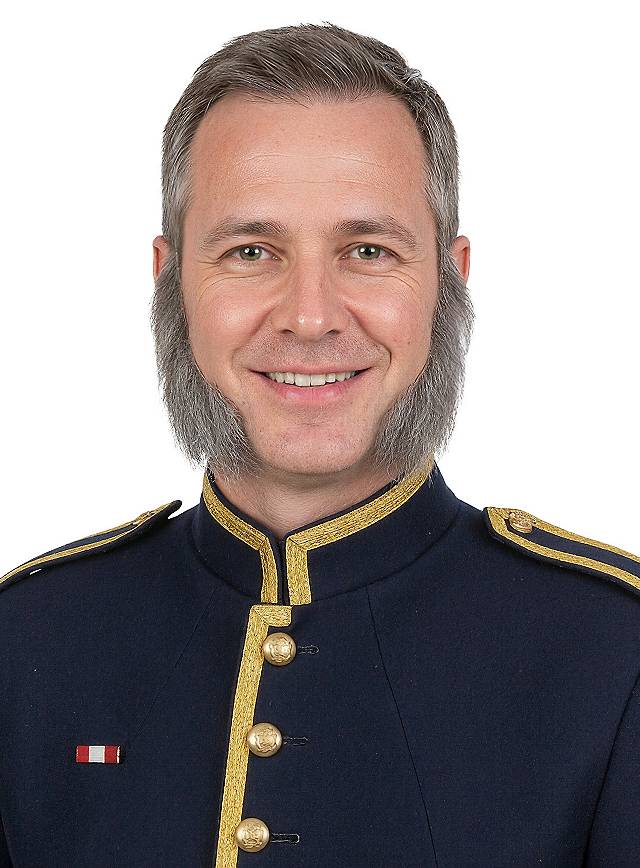 Mutton Chops Echthaar Backenbart | grau-Metamorph-Deinparadies.ch