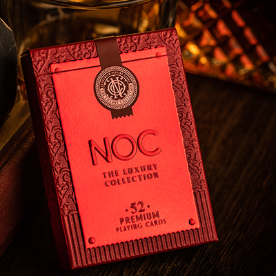 NOC Luxury Collection Playing Cards Red Riffle Shuffle bei Deinparadies.ch