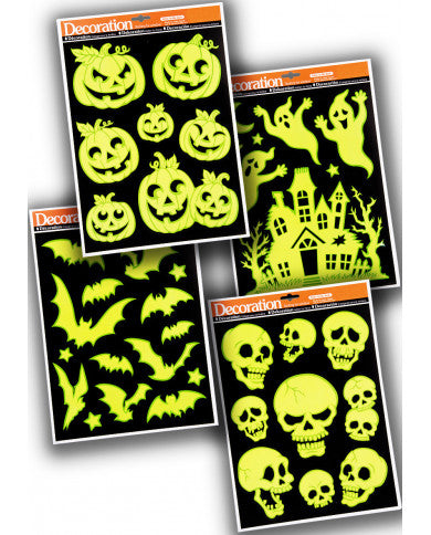 Nahctleuchtende Fenster-Aufkleber Halloween-Carnival Toys-Deinparadies.ch