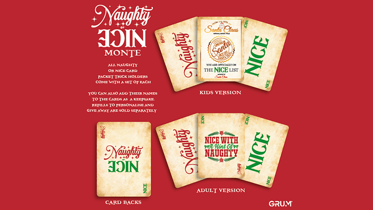 Naughty or Nice Monte-GRUM HANDCRAFTED-Deinparadies.ch