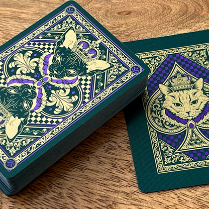 Neko Royal Green Playing Cards-Hypie Lab-Deinparadies.ch