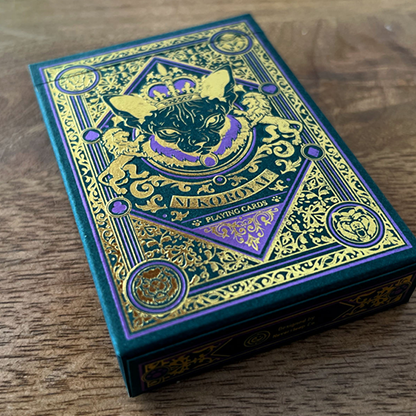 Neko Royal Green Playing Cards-Hypie Lab-Deinparadies.ch