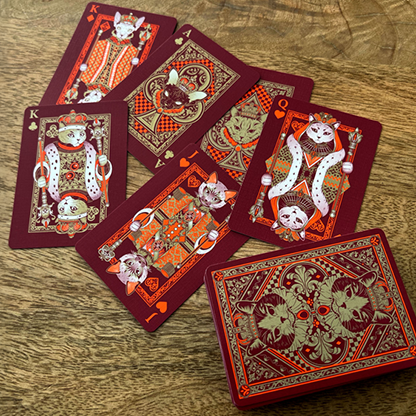 Neko Royal Red Playing Cards-Hypie Lab-Deinparadies.ch