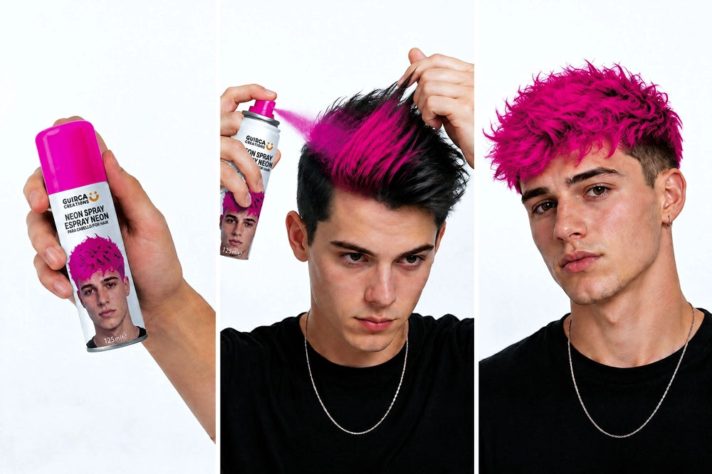 Neon-Haarspray | Fuchsia-Guirca-Deinparadies.ch