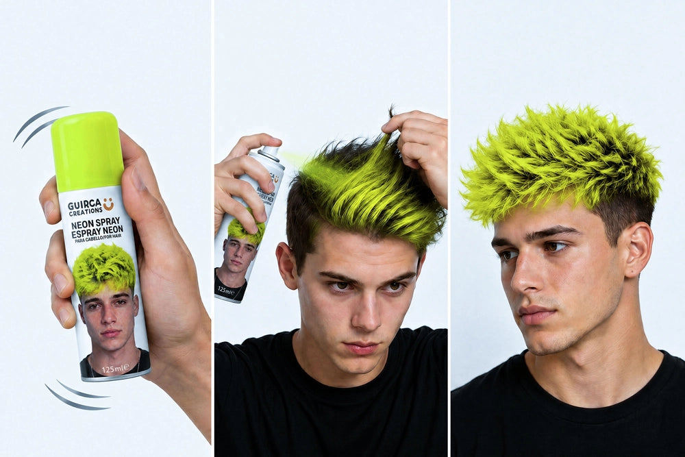 Neon-Haarspray | Gelb-Guirca-Deinparadies.ch