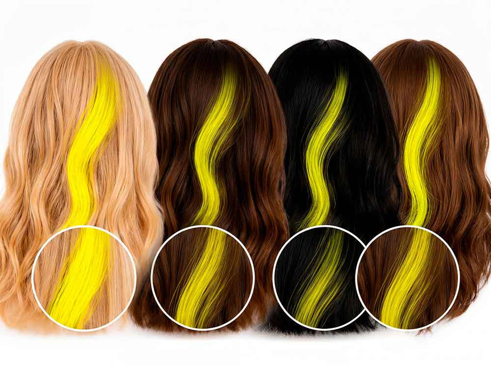 Neon-Haarspray | Gelb-Guirca-Deinparadies.ch