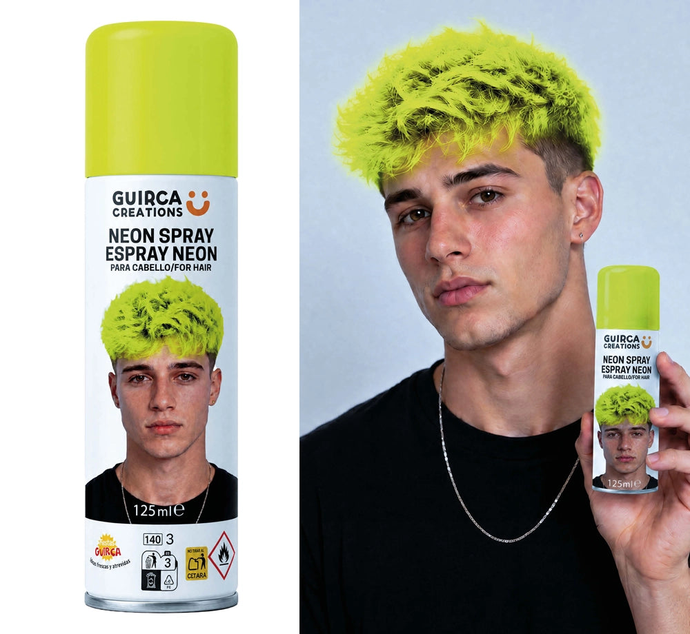 Neon-Haarspray | Gelb-Guirca-Deinparadies.ch