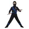 Ninja Assassin Kostüm schwarz/blau | Kinder Smiffys bei Deinparadies.ch