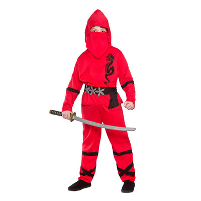 Ninja Power Kostüm rot | Kinder-Wicked-Deinparadies.ch