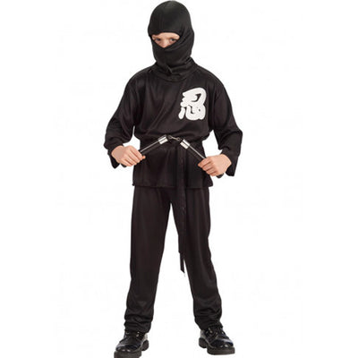 Ninjakostüm für Kinder | schwarz-Carnival Toys-Deinparadies.ch
