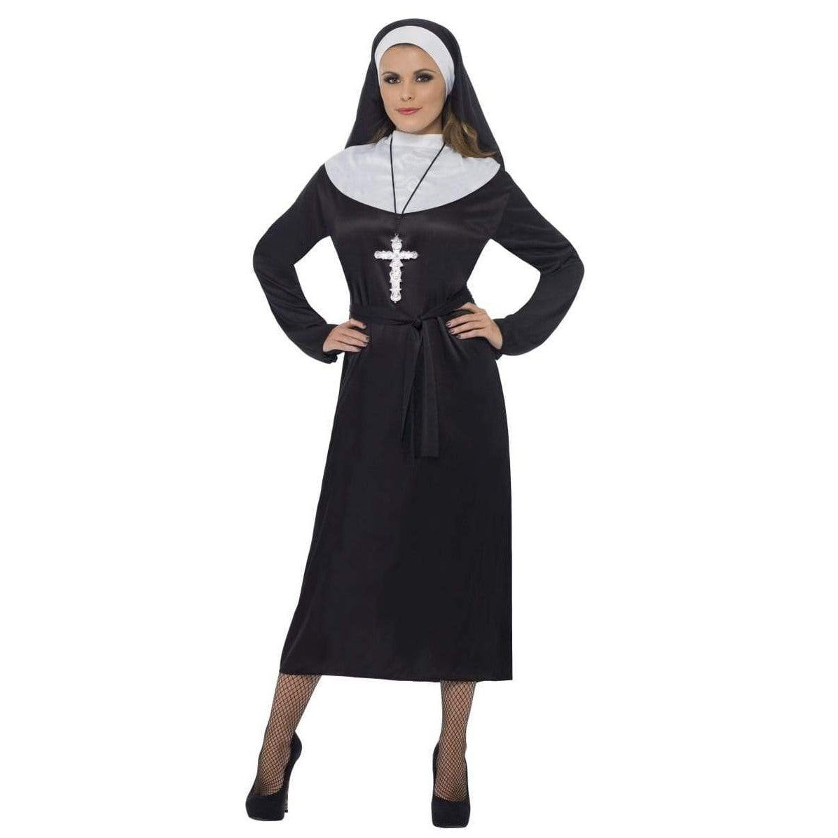 Nun costume with hood Smiffys at Deinparadies.ch