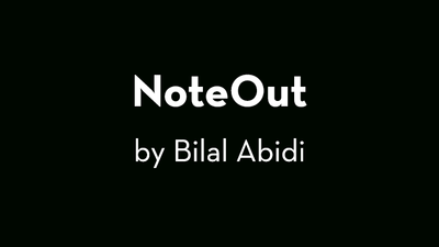 NoteOut di Bilal Abidi - Scarica video Bilal Abidi Deinparadies.ch