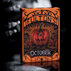 OCTOBER V2 PUMPKIN ORANGE PLAYING CARDS-FULTONS Playing Cards-Deinparadies.ch