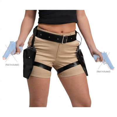 Oberschenkelholster mit zwei Taschen-Wicked-Deinparadies.ch