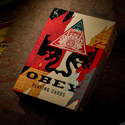 Obey Collage Edition Playing Cards | theory11