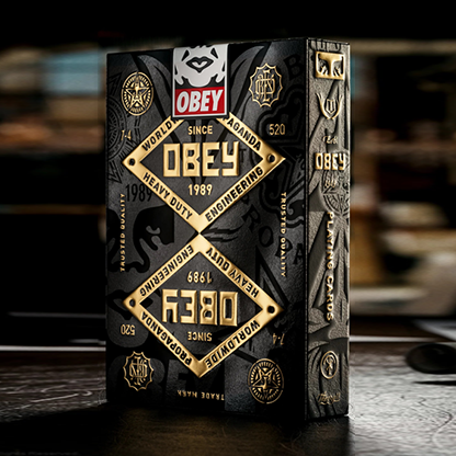 Obey Gold Edition Playing Cards | theory11