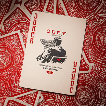 Obey Red Edition Playing Cards | theory11