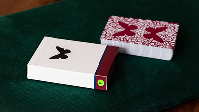 Oneway Butterfly Playing Cards Versión 2 (Rojo) de Ondrej Psenicka Deinparadies.ch en Deinparadies.ch