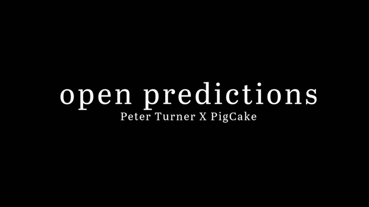 Open Prediction | Peter Turner X Pigcake - Video Download-Murphy's Magic Productions-Deinparadies.ch