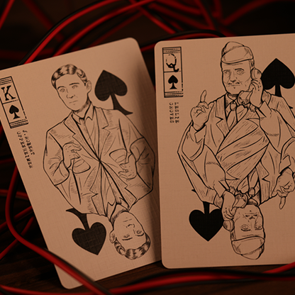 Oppenheimer Fission (Gray) Playing Cards | Room One