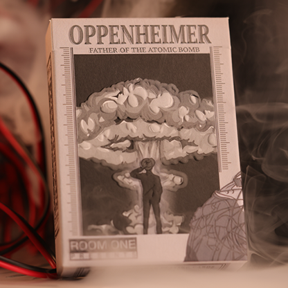 Oppenheimer Fission (Gray) Playing Cards | Room One