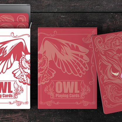 Owl (Red) Playing Cards GABANGEL bei Deinparadies.ch