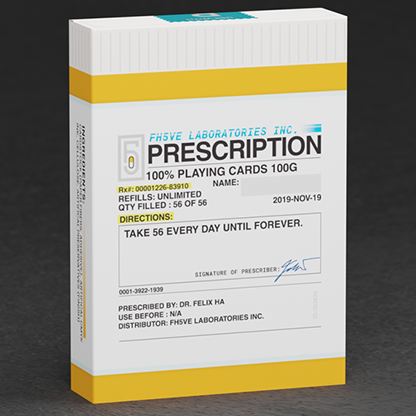 PRESCRIPTION Playing Cards | Deinparadies.ch